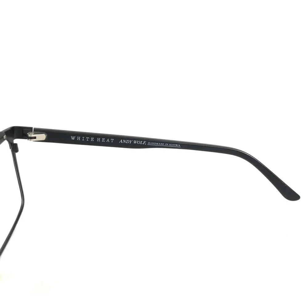 Andy Wolf Eyeglasses Frames BLAISE col.a Brown Square Oversized 56-18-145